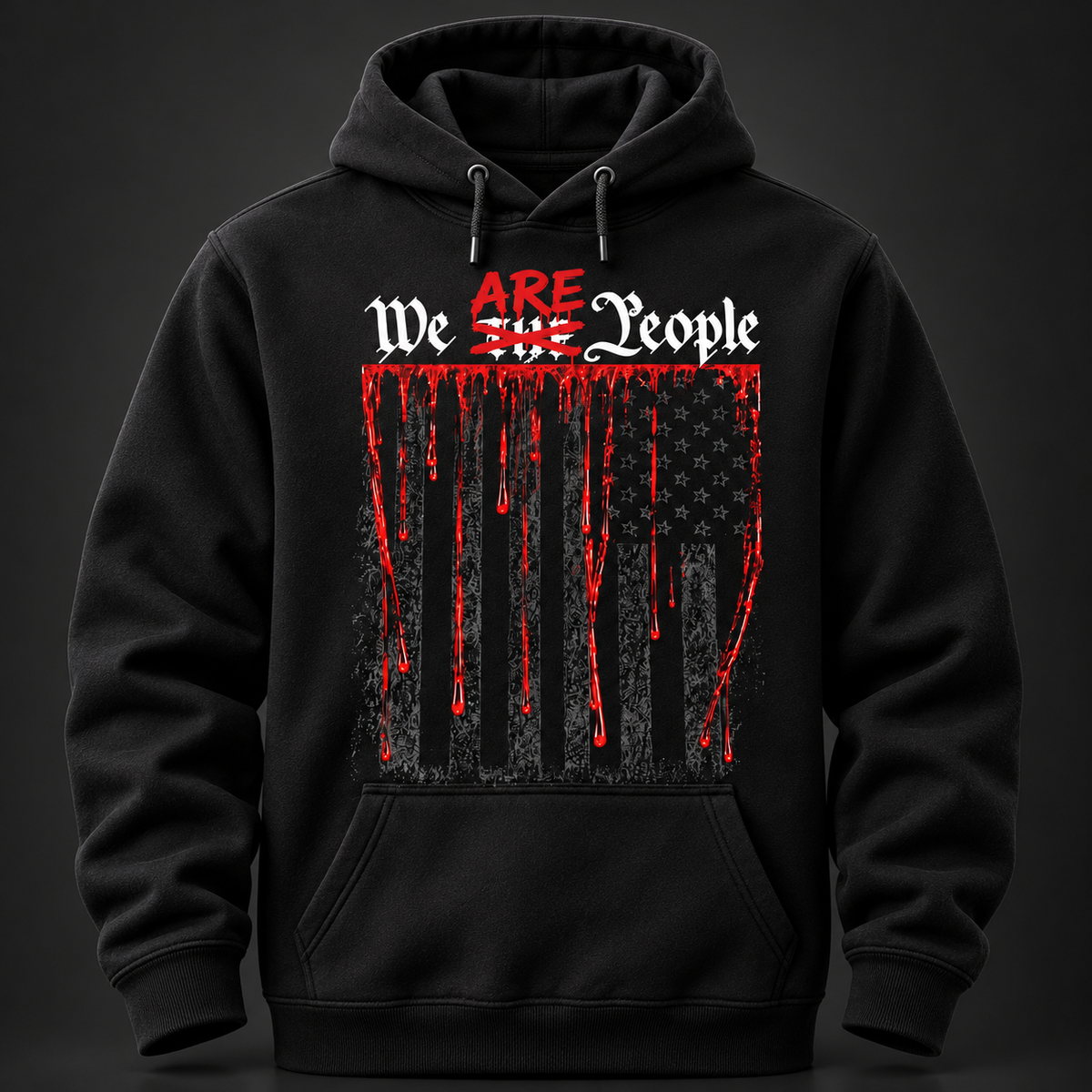 We Are People Hoodie - Black